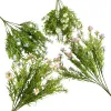 Office space simulation garden branch and leaf tree ornaments, green plant decorations, creative green plant ornaments details Picture